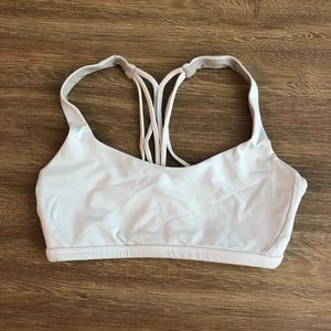 White lululemon free to be zen sports bra (size 2)